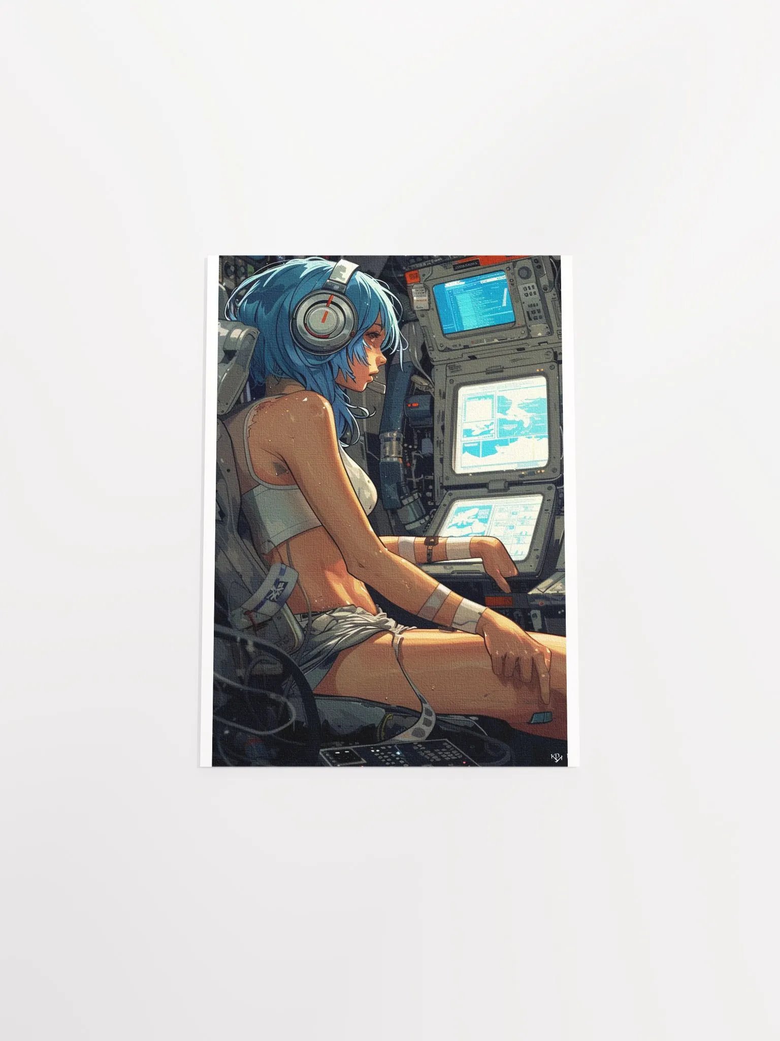 Shipped Oldskull Art Print Poster 003: Gets Hot Hacking product image (32)