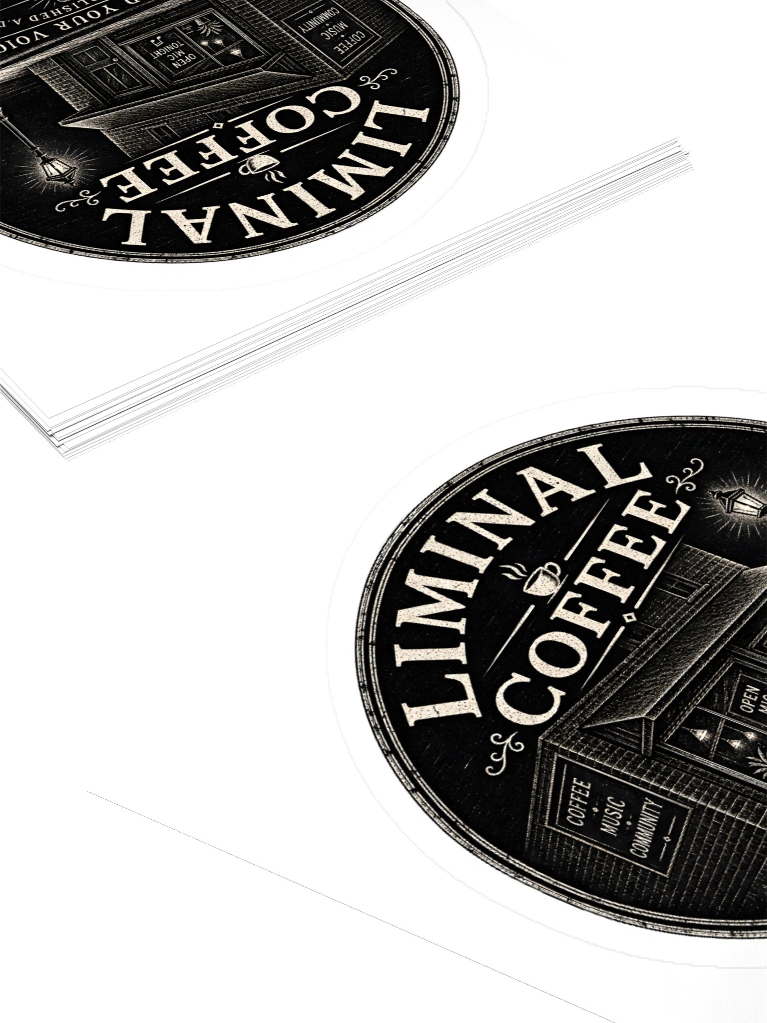 Liminal Coffee Vintage Emblem Sticker product image (12)