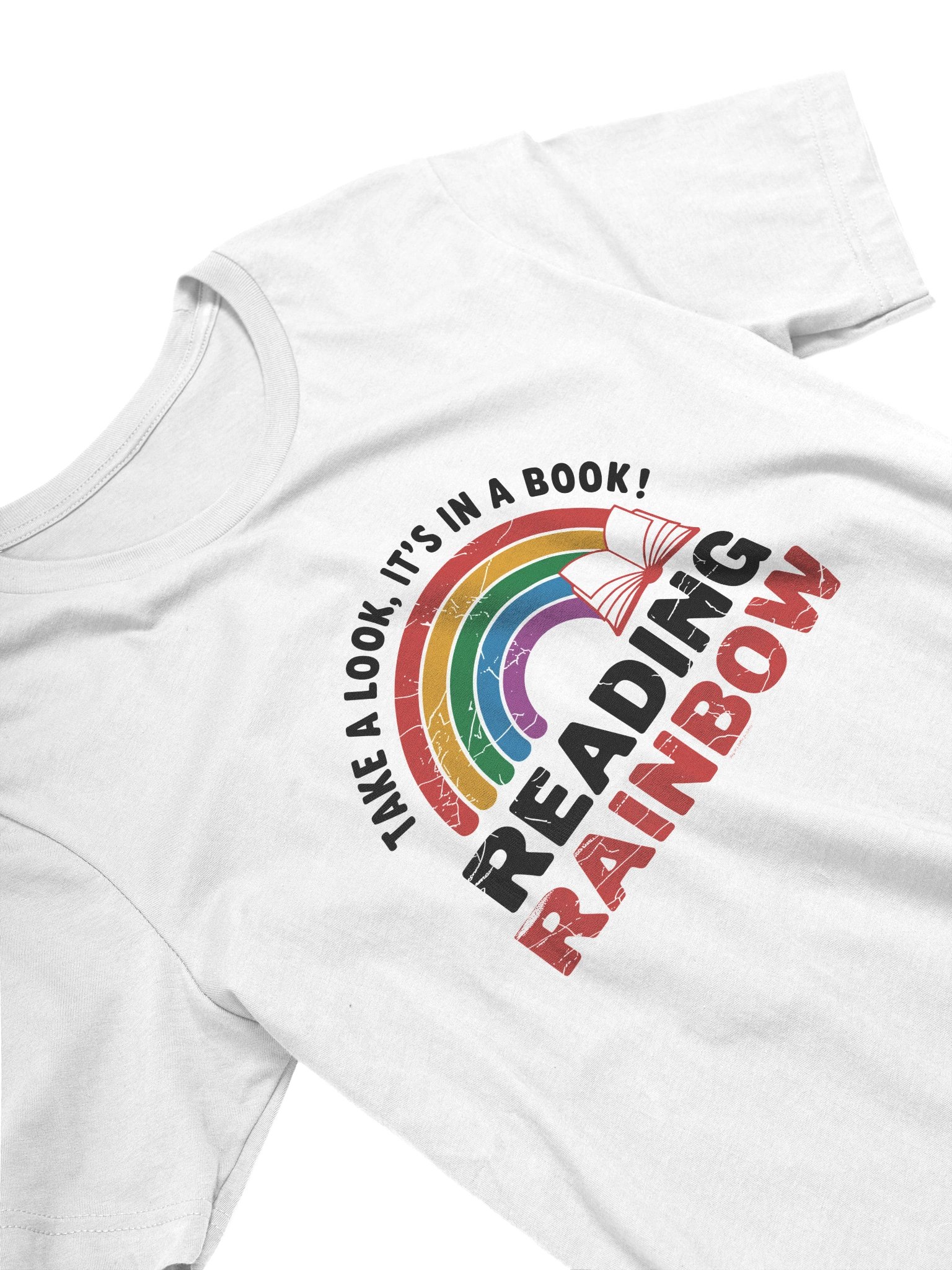[BJ Designs] Reading Rainbow Unisex Graphic Tee product image (3)