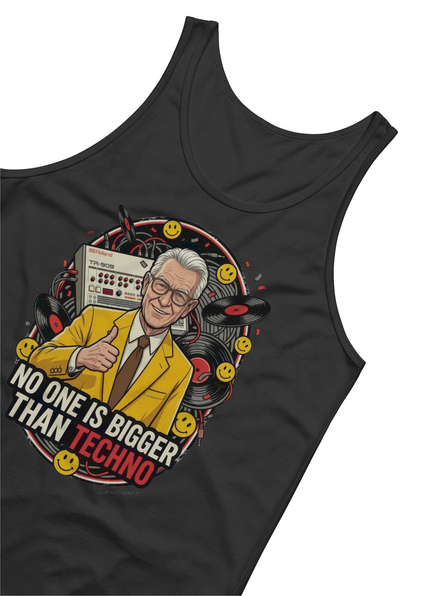 "No One Is Bigger Than Techno" tanktop product image (20)
