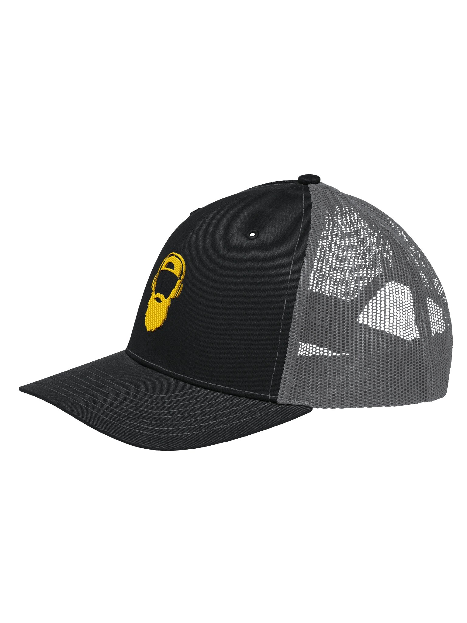 Richardson Snap Back Trucker Rolen Beats Icon Hat - Yellow Logo product image (2)