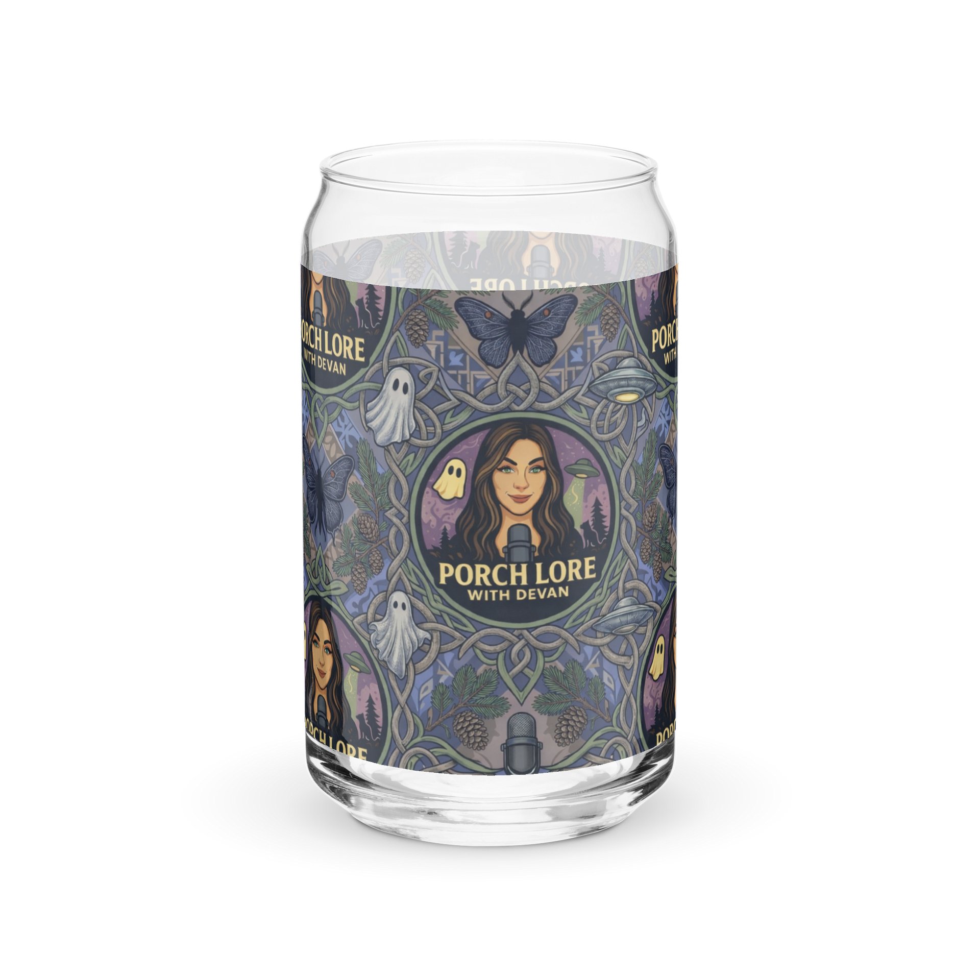 PORCH LORE DEVAN PERIWINKLE MOTH CAN-SHAPED GLASS product image (4)