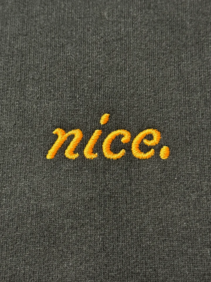 Nice. Gold Embroidered Hoodie (Black) product image (2)