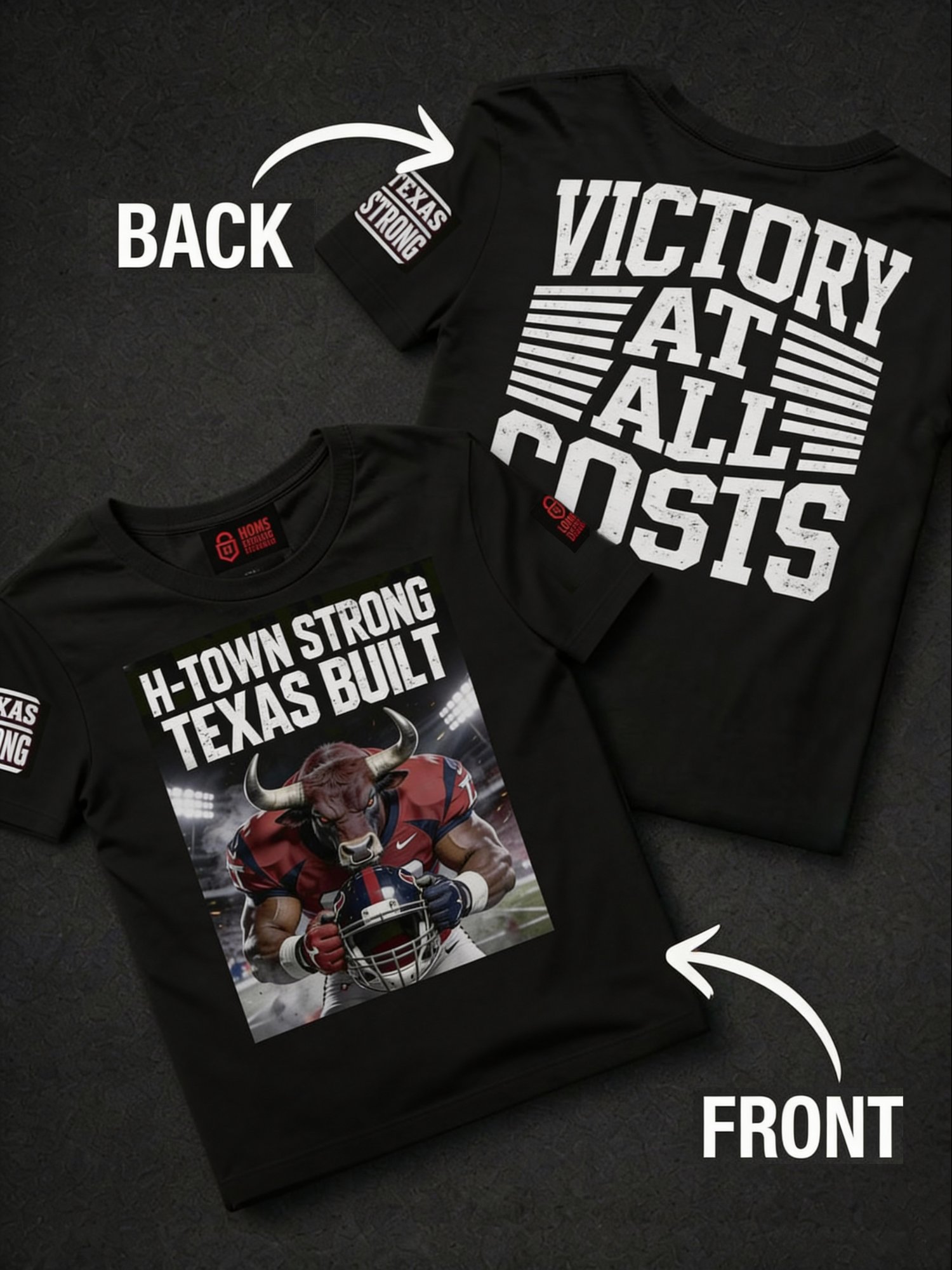 H-Town Strong | Texas Built | Houston | Football | Home Locker product image (1)