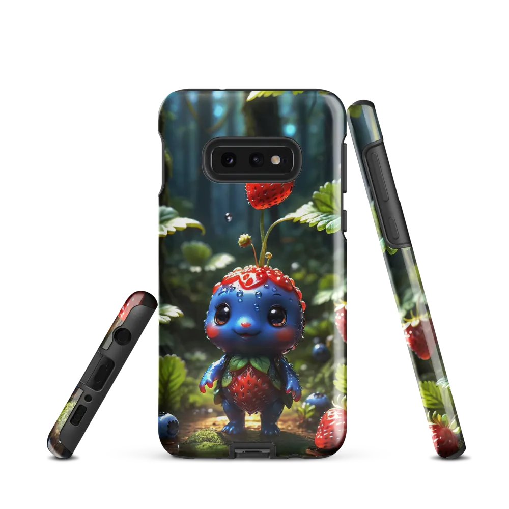 Berry Buddy Samsung Tough Case – Adorable Strawberry Creature Design product image (2)