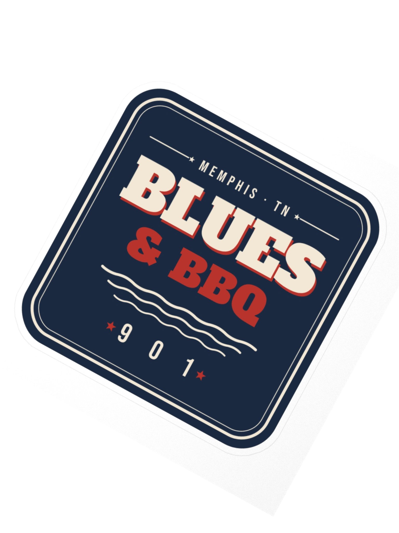 Blues and BBQ Sticker product image (2)
