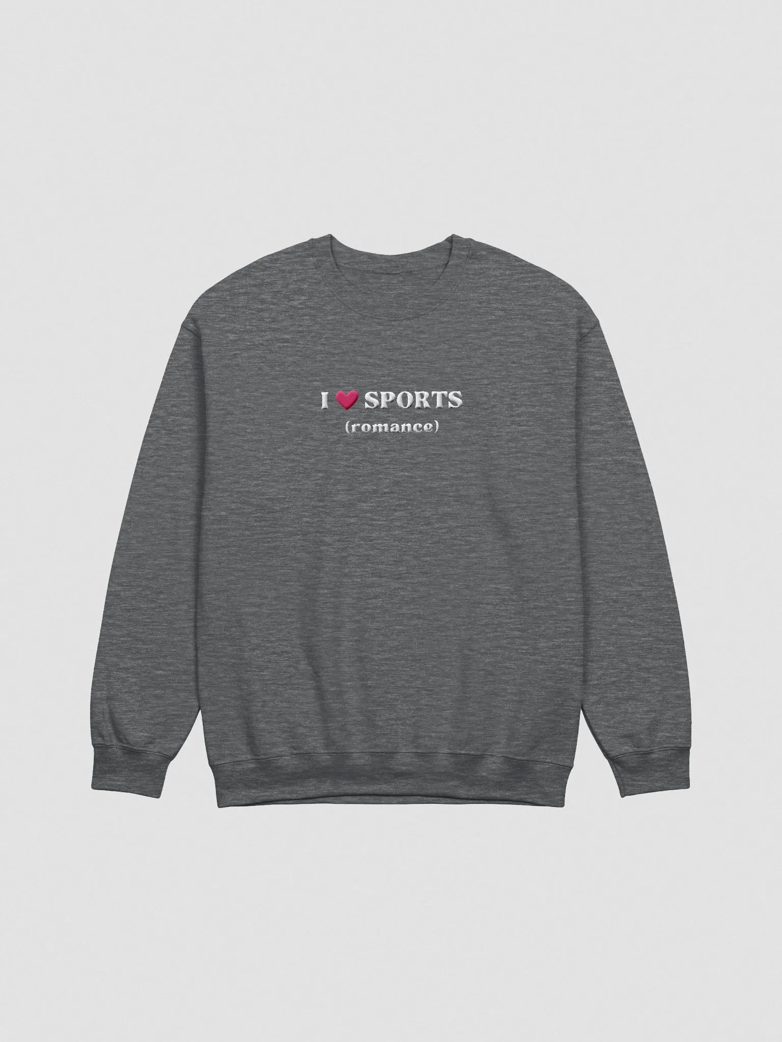 I ♥ SPORTS (romance) | embroidered crewneck product image (2)