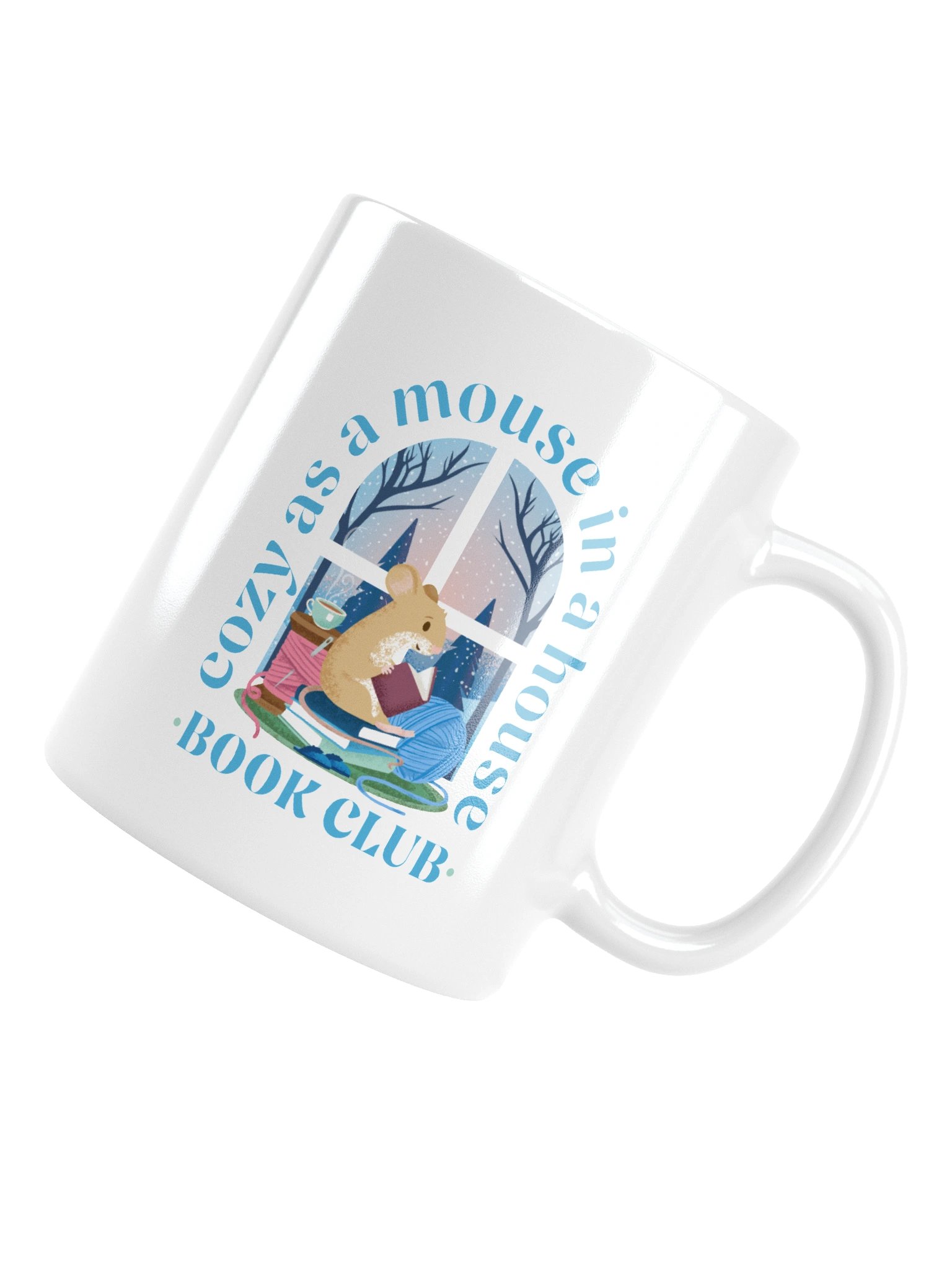 Cozy Mouse Book Club Mug product image (10)