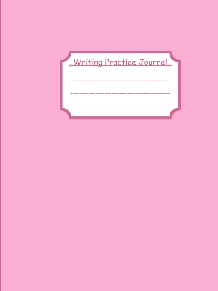 Pastel Pink Digital Writing Practice Journal product image (1)