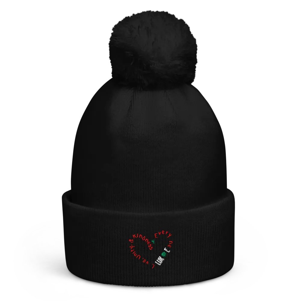 LUK-E Charm Pom-Pom Beanie product image (1)
