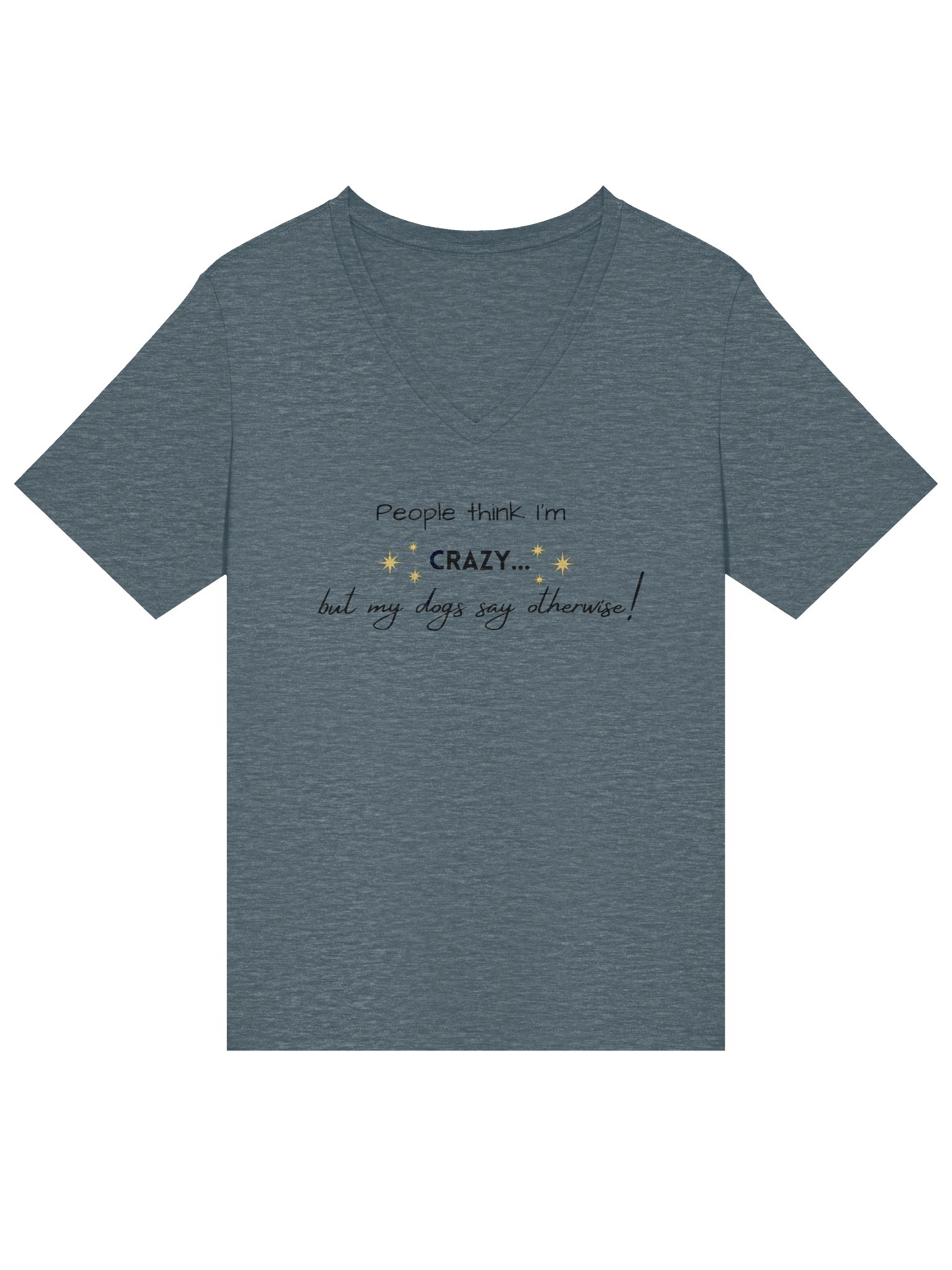 People Think I'm Crazy V-Neck product image (18)