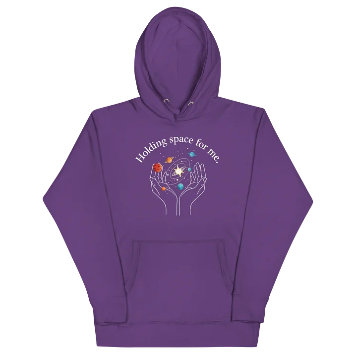 “Holding Space for Me” Long Sleeve Purple Shirt product image (2)