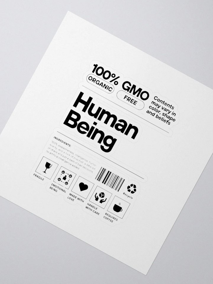 Human Being: Sticker product image (5)