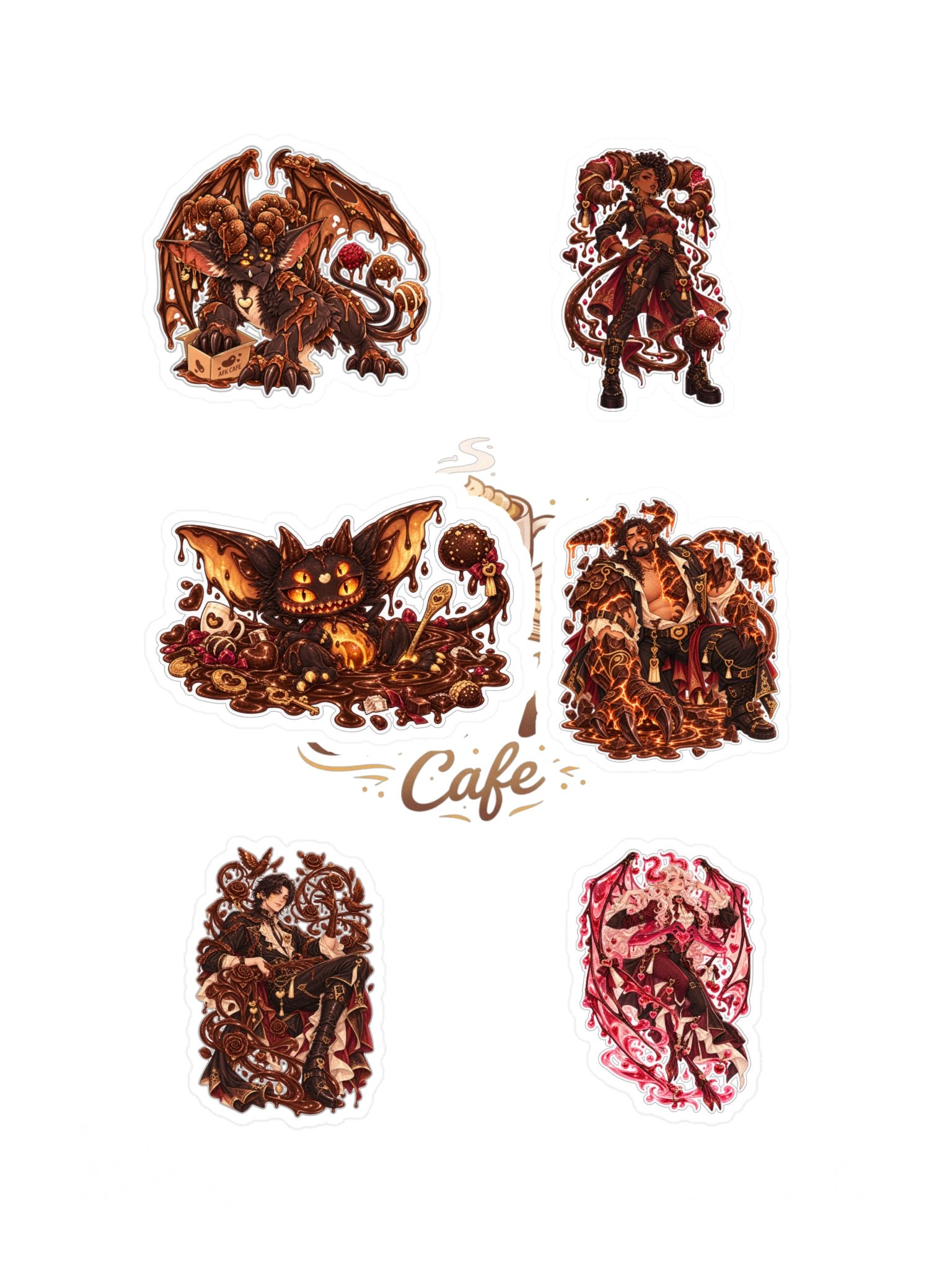 Midnight Truffles: Demons — 6 Sticker Pack product image (3)