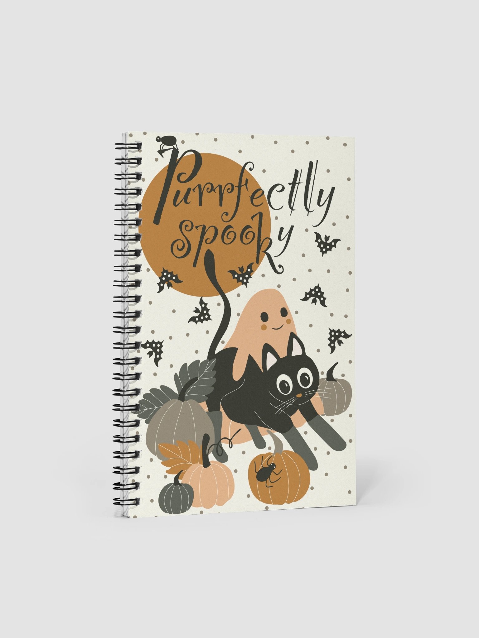 Purrfectly Spooky Spiral Notebook product image (2)