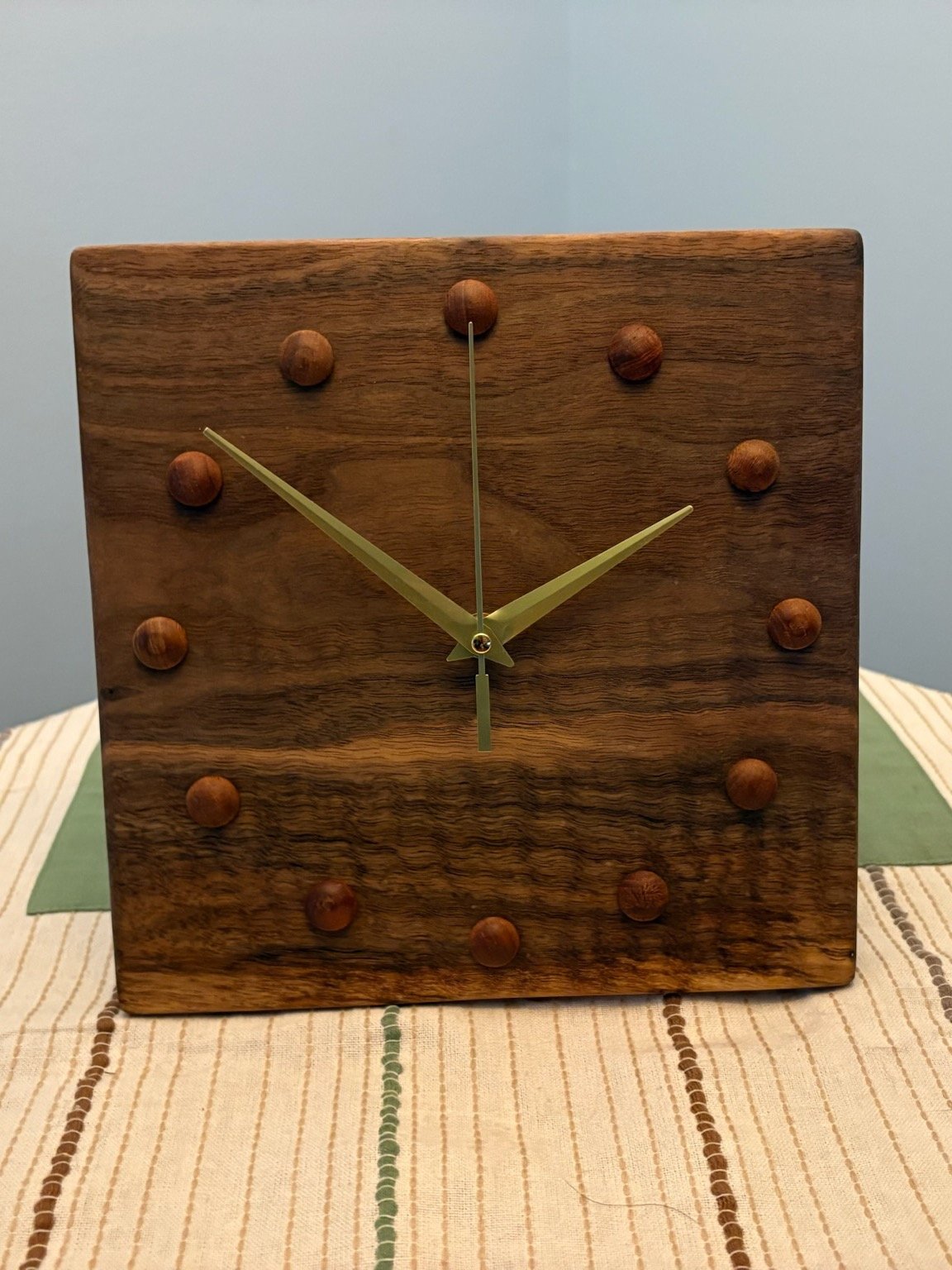 Walnut Clock product image (1)