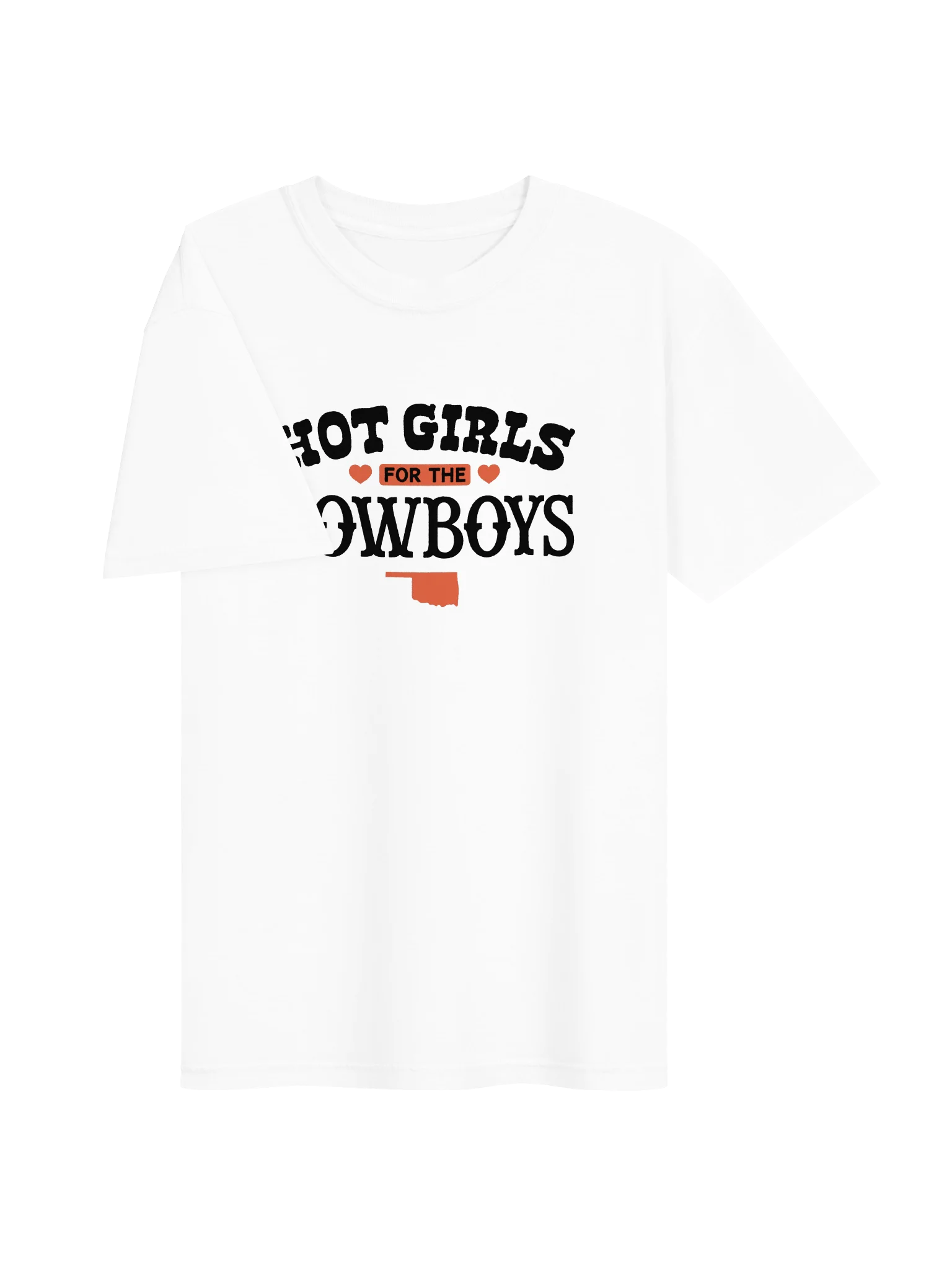 Hot Girls for the Cowboys Tee White product image (3)