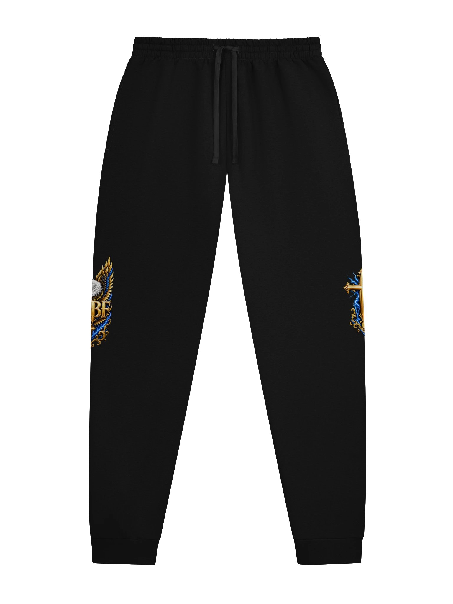 Lifted by Faith • Blue & Gold Eagle Joggers product image (1)