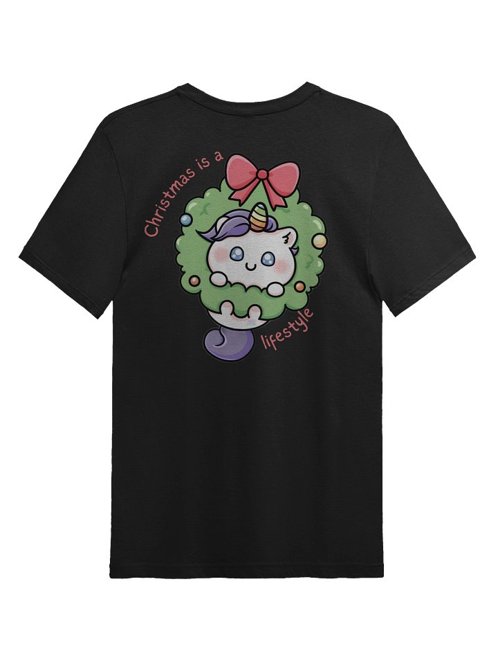 Printed Back Magical Christmas Unicorn T-Shirt product image (11)