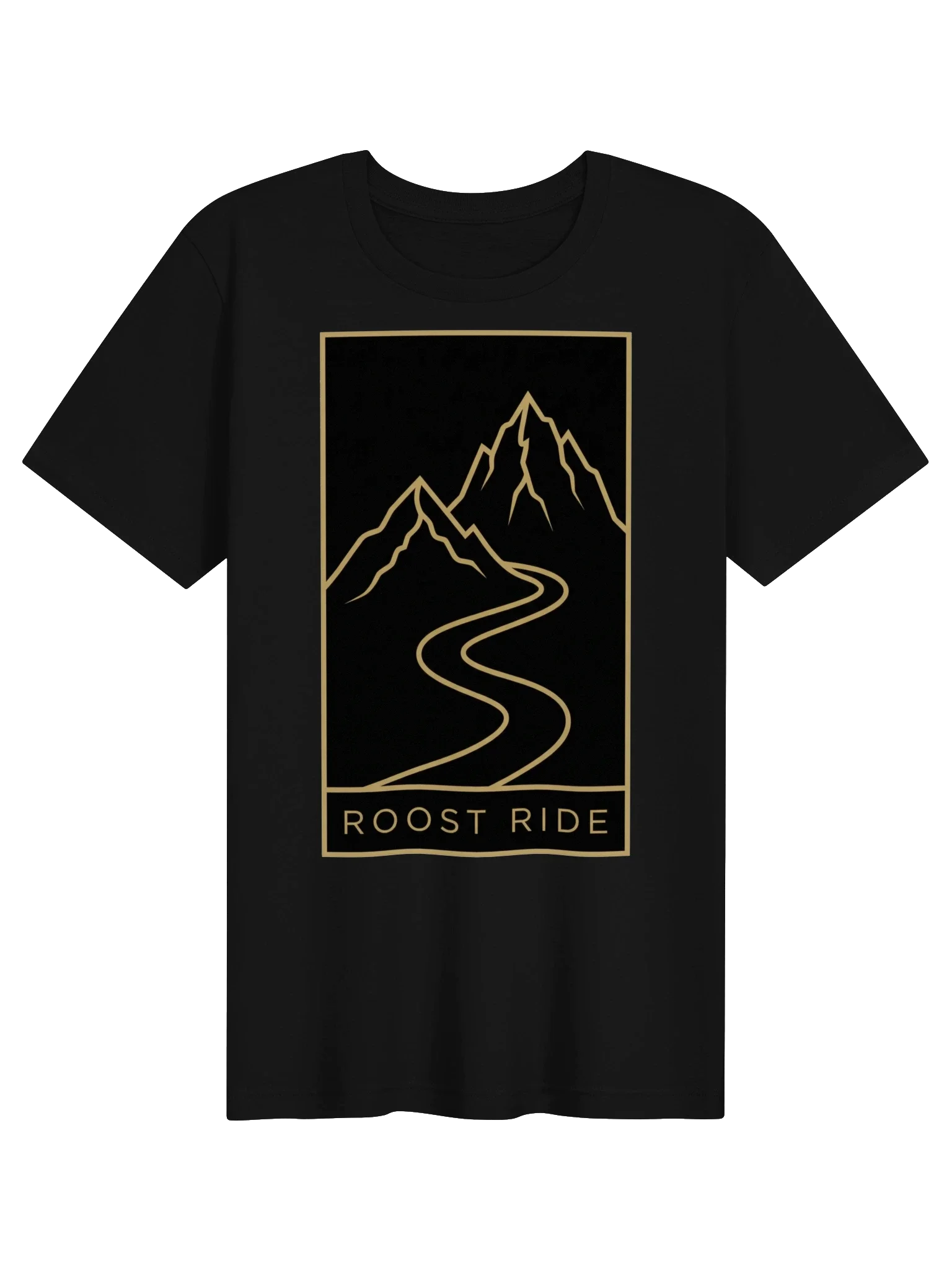 Roost Ride Logo Tee | Heavyweight Cotton T-Shirt