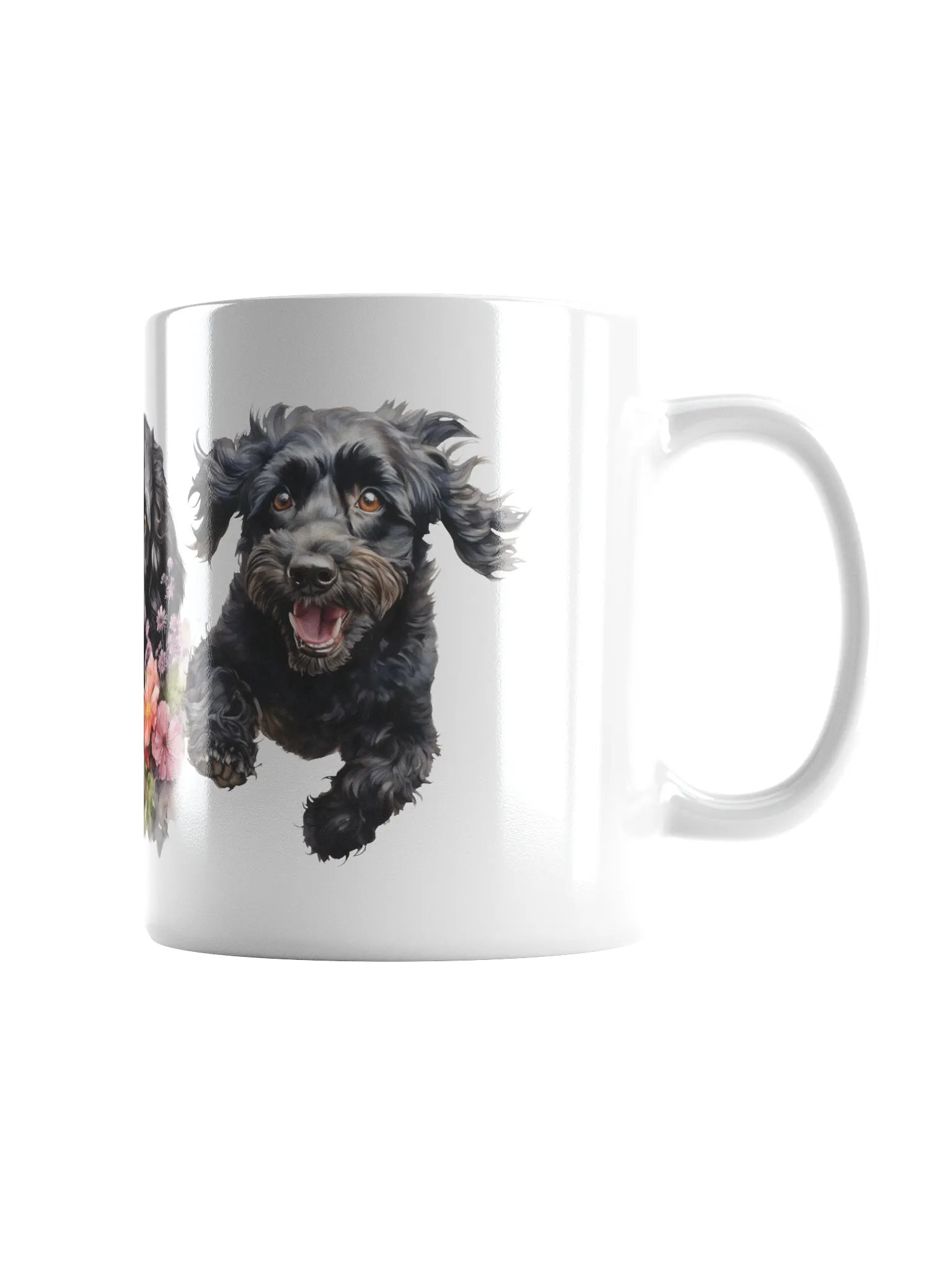 Black Poodle Puppy Paradise Mug product image (3)