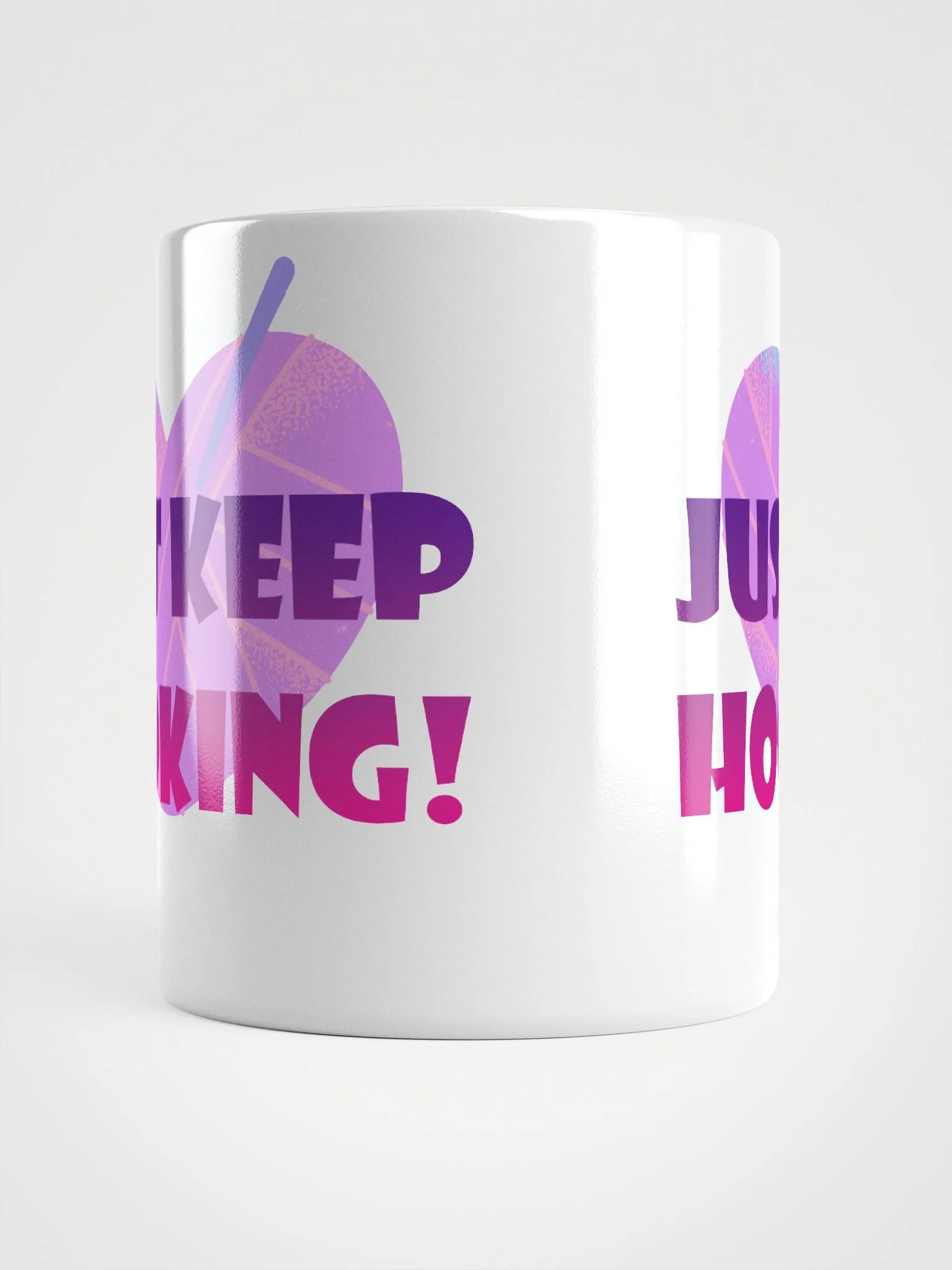 Just Keep Hooking White Mug product image (9)