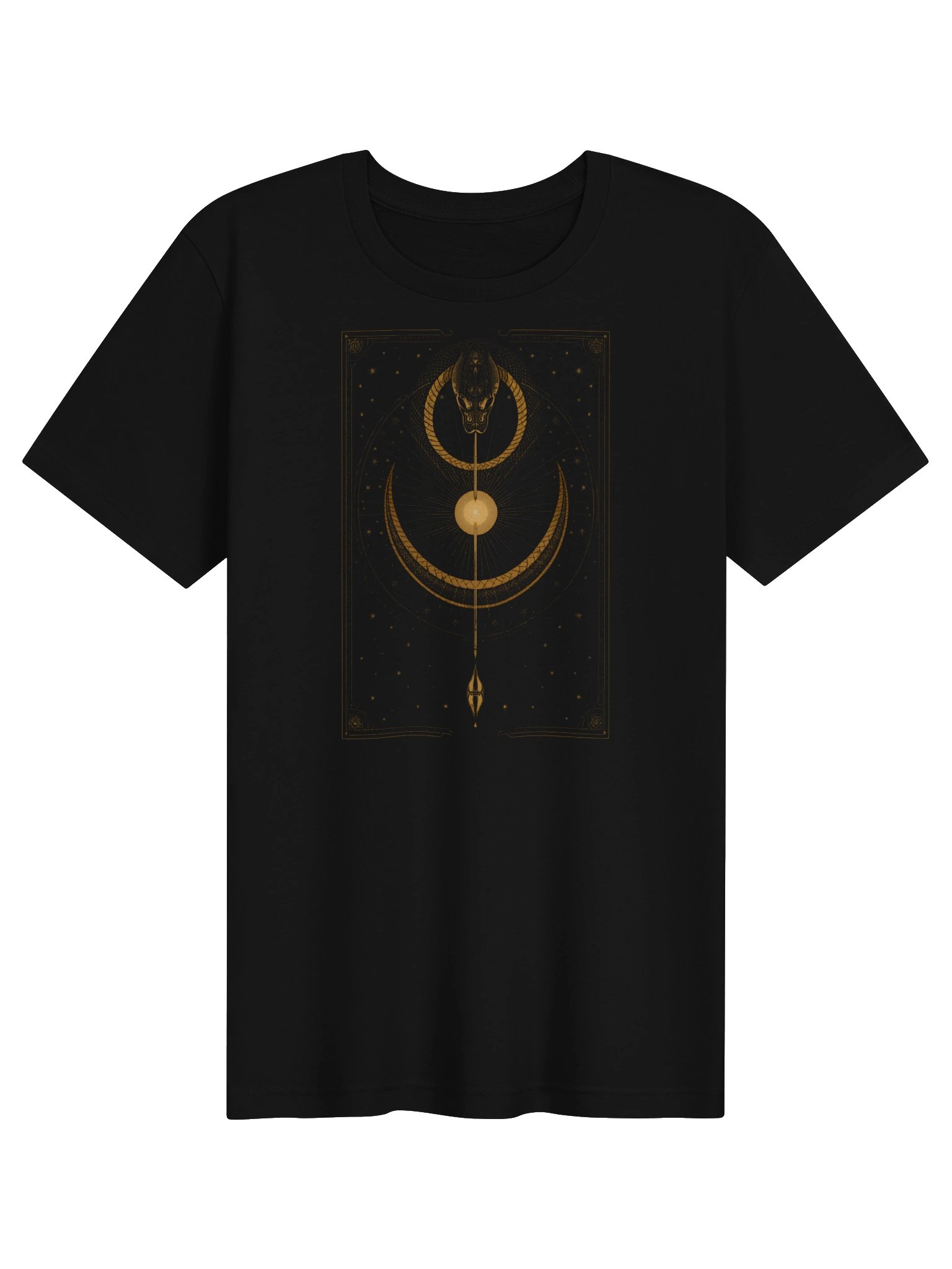 Golden Occult Sun Tarot Tee product image (2)