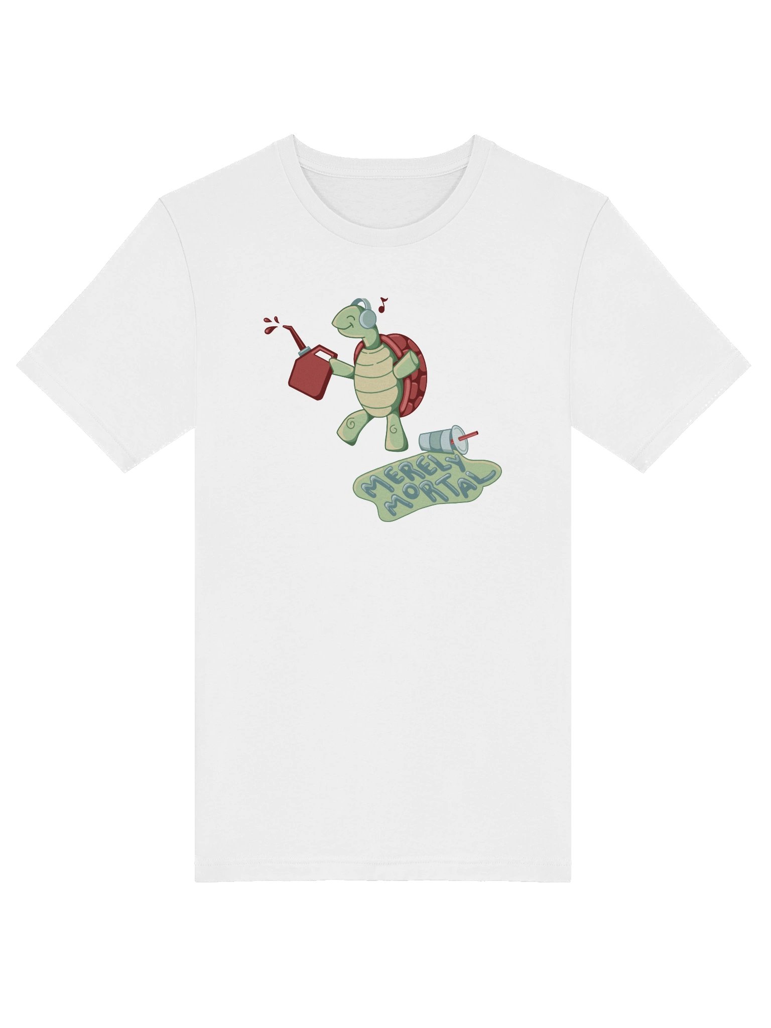 Exclusive Design: Merely Mortal's Dancing Gas Station Turtle Unisex T-shirt XS - 5XL product image (4)
