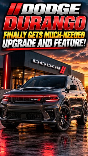 In today’s video I talk about changes coming to the #dodge #durango and features that customers have wanted for years.
Will t...