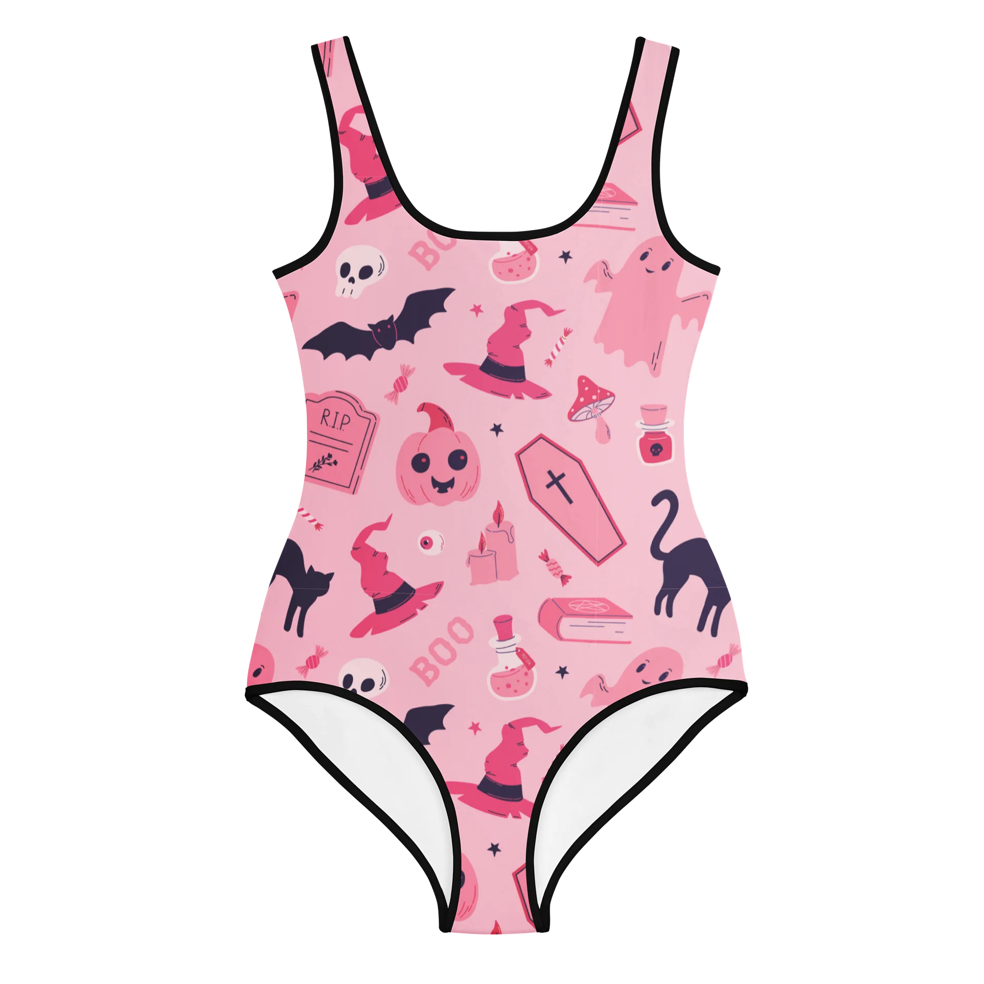 Pink Spooky Youth Swimsuit product image (1)