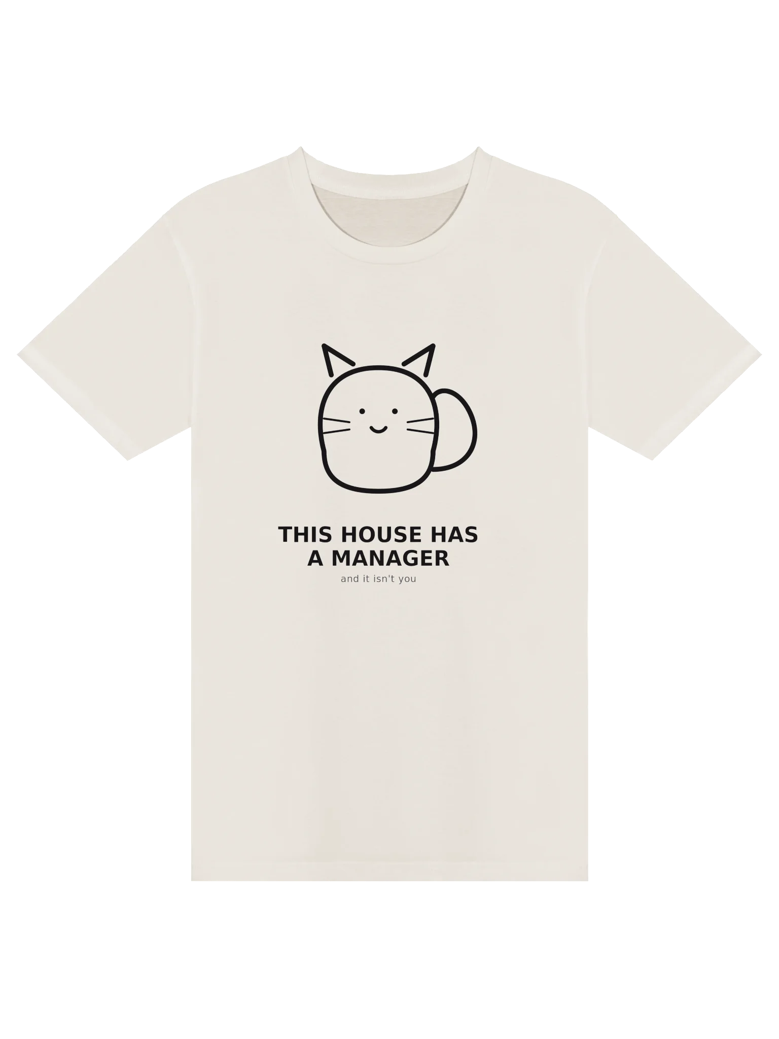 This House Has a Manager and It Isn't You – Funny Cat Owner T-Shirt product image (4)