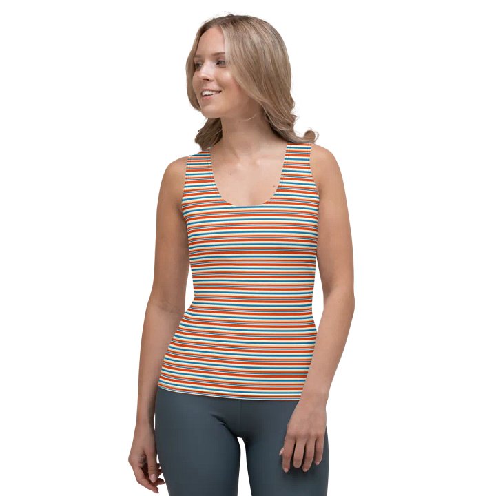 Sailing Stripes All-Over Women's Tank product image (1)