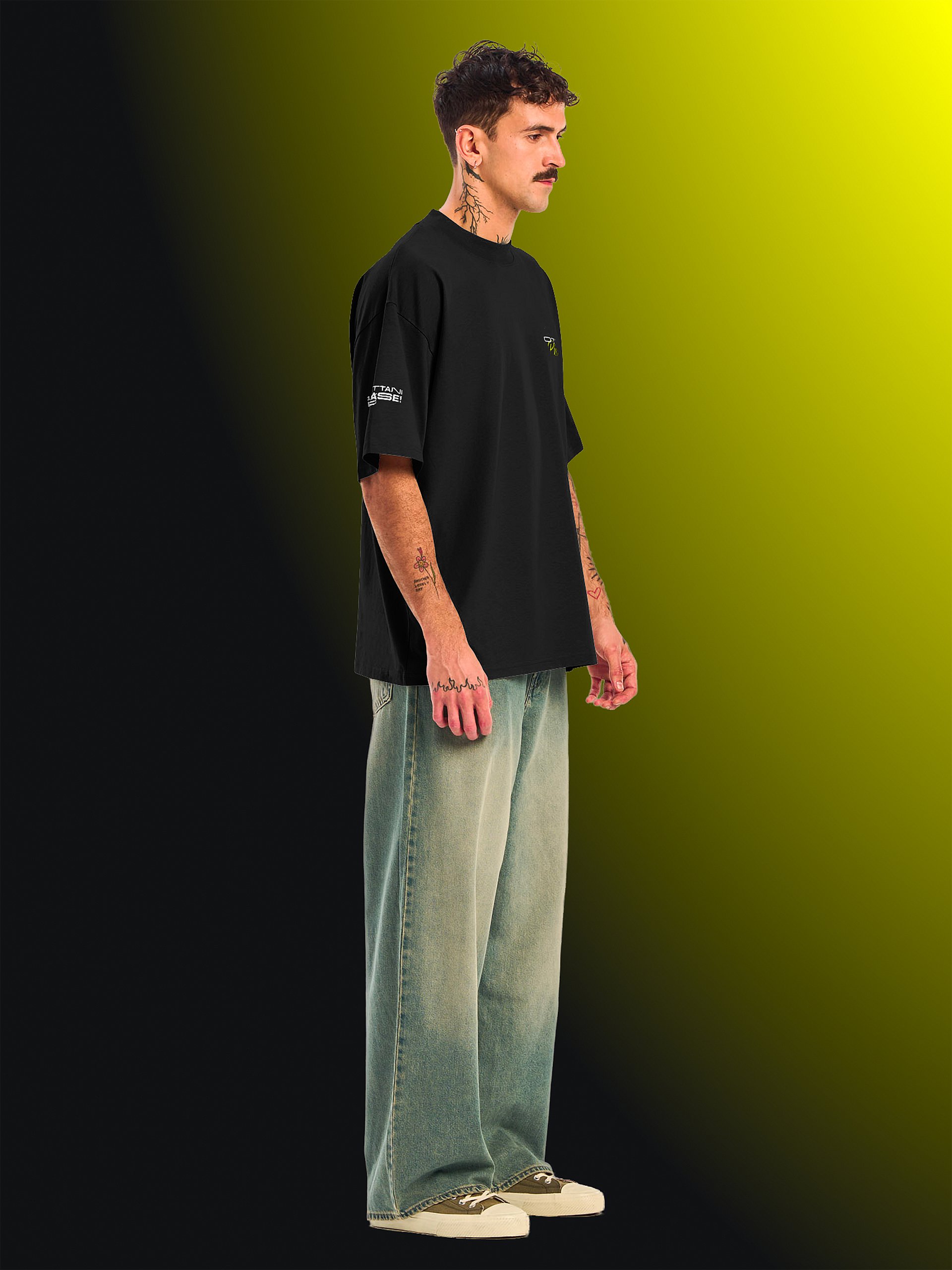 100 Ottani Please!™ Oversized Unisex Racing Streetwear Graphic T-Shirt | Penultimate Lap Edition product image (5)