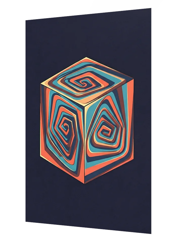 Geometric Illusion Enhanced Matte Paper Poster product image (6)