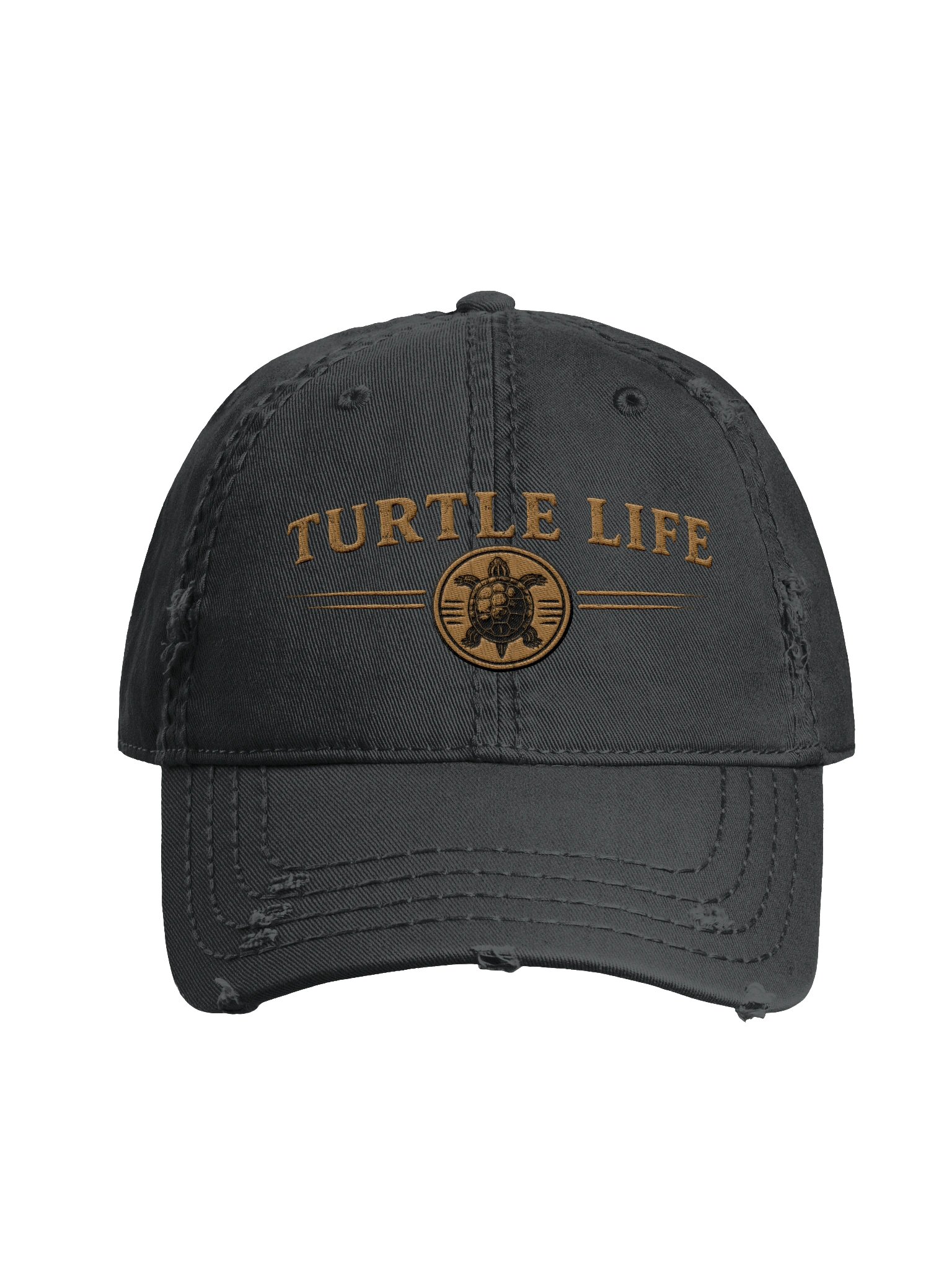Turtle Life-Distressed Hat product image (1)
