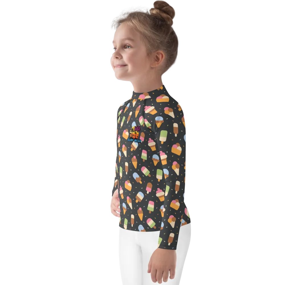 Wild Ice Cream Kids Rash Guard product image (5)