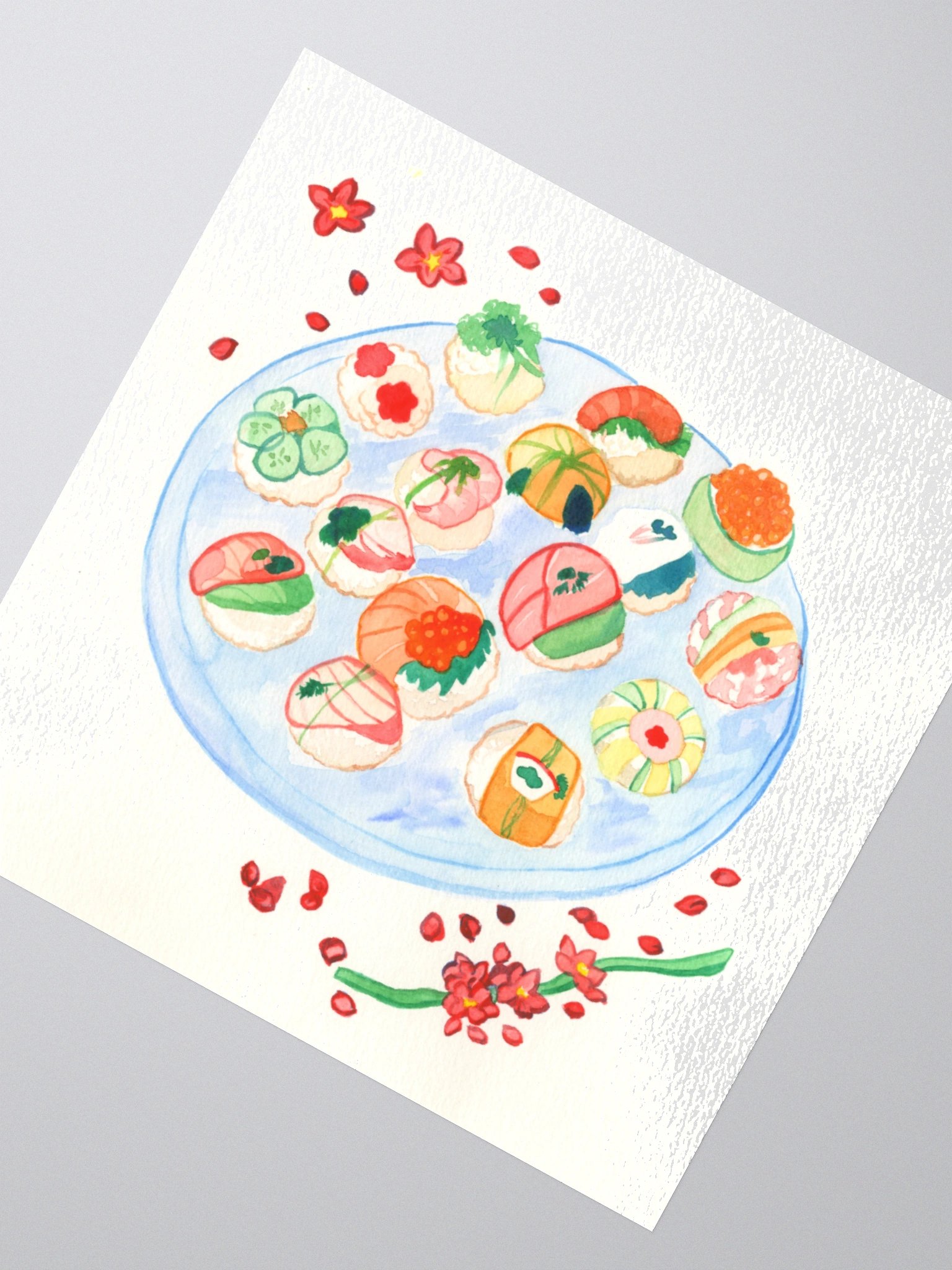 Cherry Sushi Sticker product image (2)