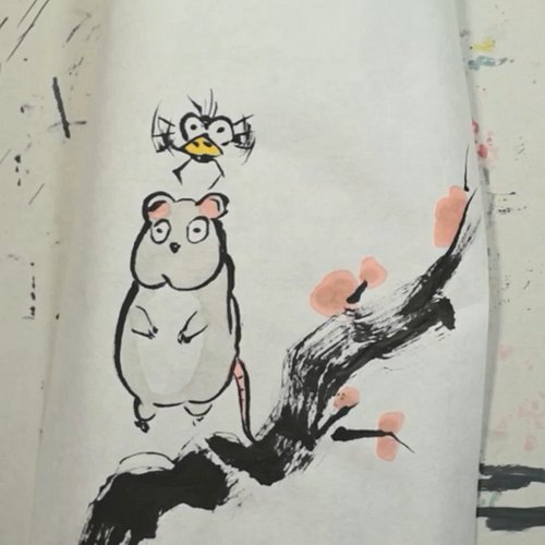Sprited Away sumi-e. Coloured with copic markers so It would not wrinkle too much. This was for one of the shoji lanterns sol...
