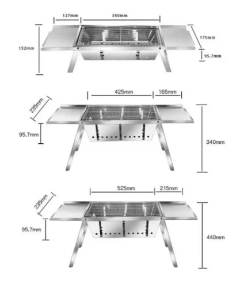Outdoor Camping Barbecue Grill product image (3)