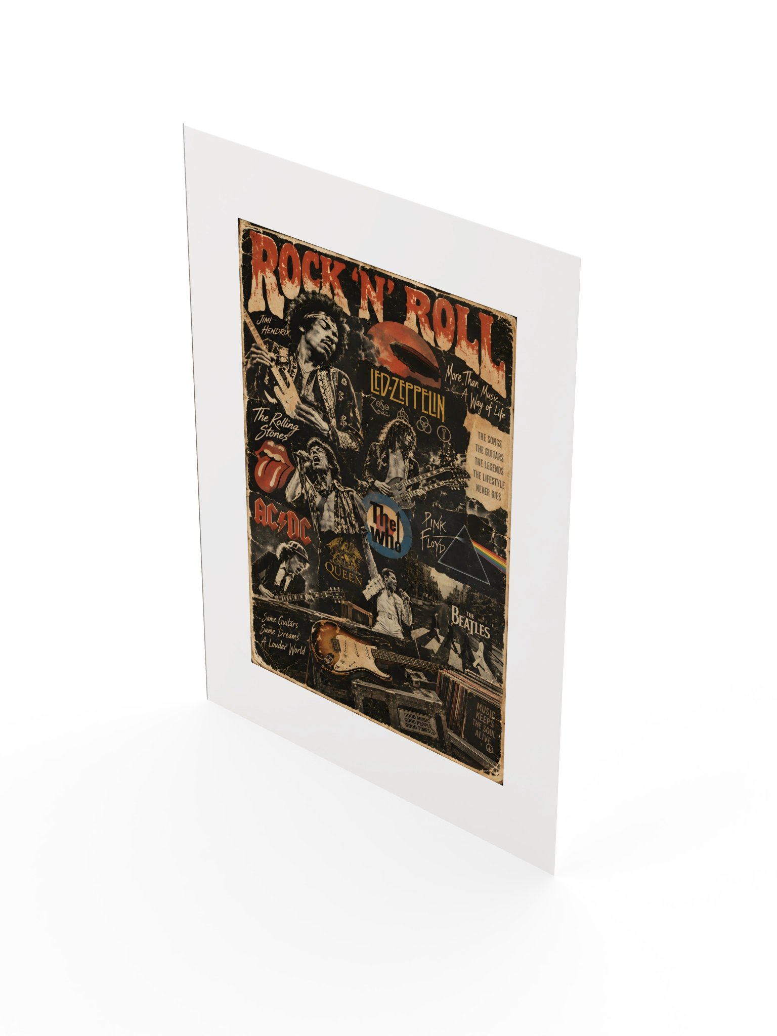 ROCK ’N’ ROLL FOREVER — Legends of the GOLDEN Era | Vintage Music Art Print 💎 product image (5)