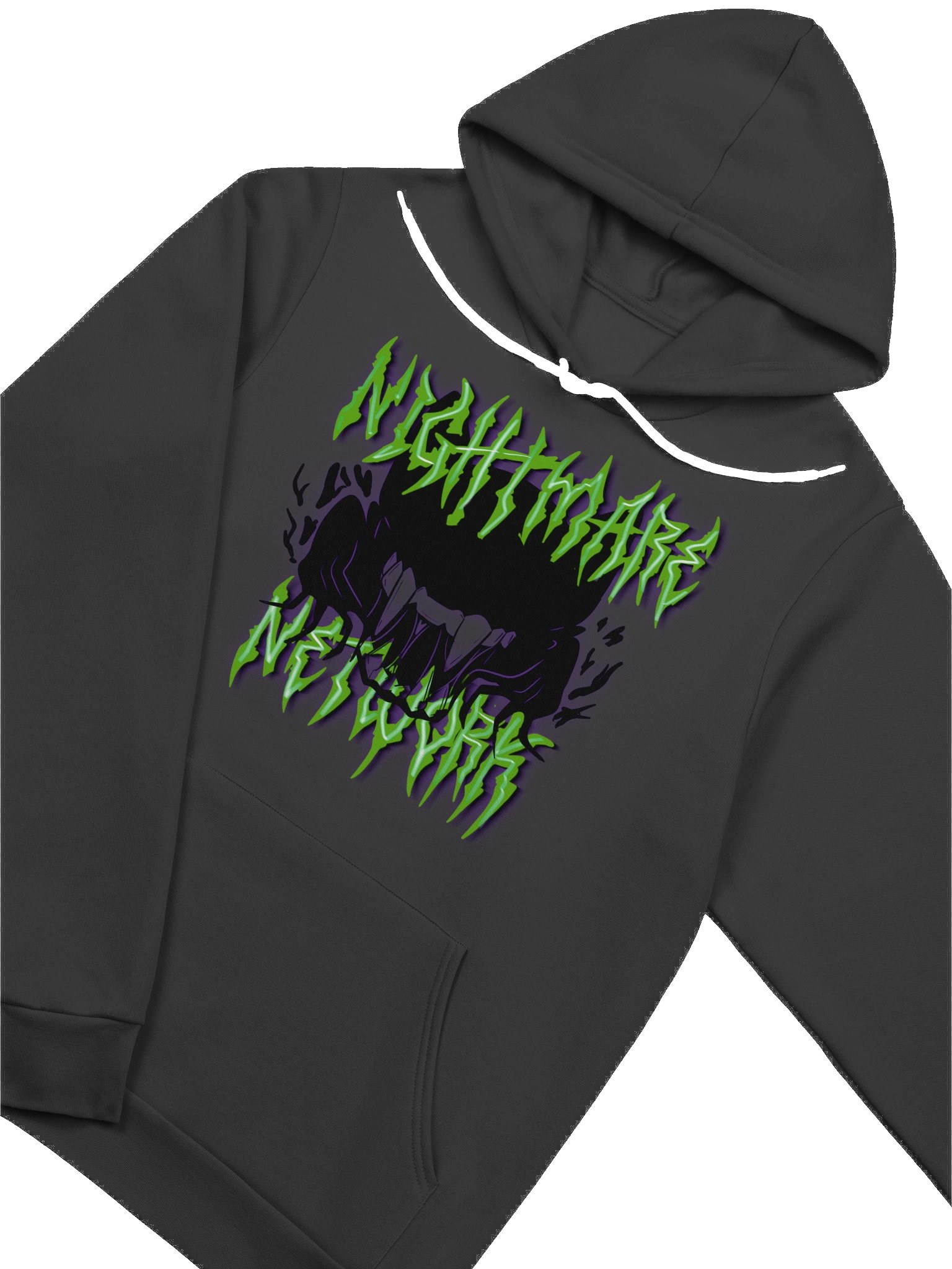 Nightmare Maw Hoodie: Corruption Green product image (3)