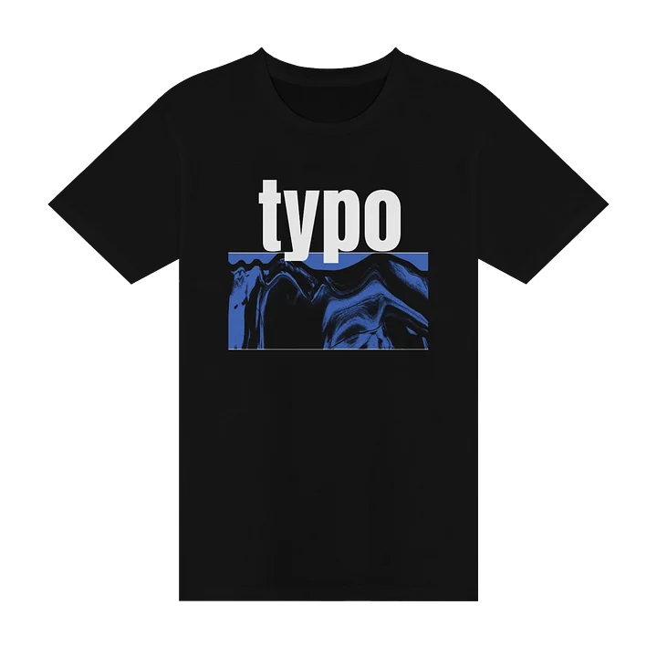 typo Black T-Shirt product image (1)