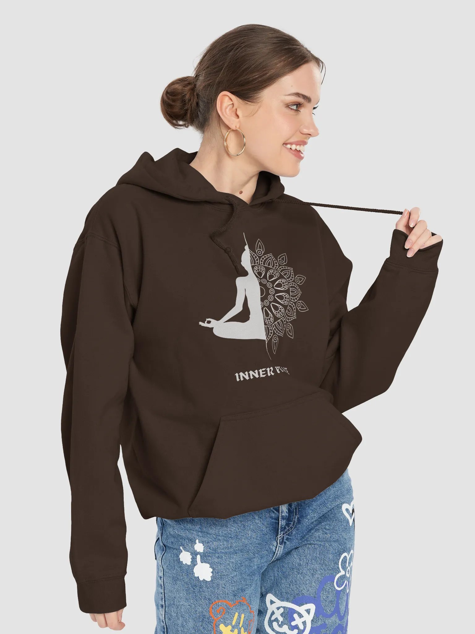 Meditative Serenity Hoodie: Inner Peace product image (7)