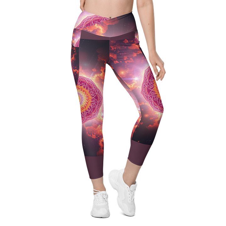 Doe Abnormaal Cosmic Mandala All-Over Leggings with Pockets product image (1)