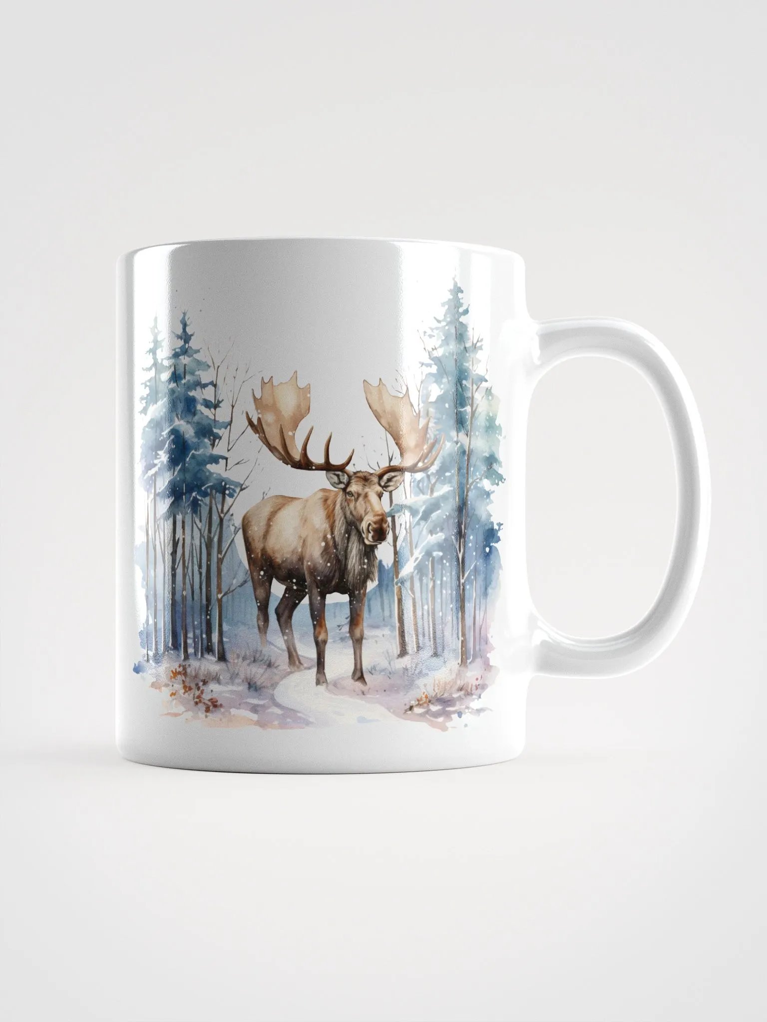 Snowy Moose Serenity Mug product image (1)