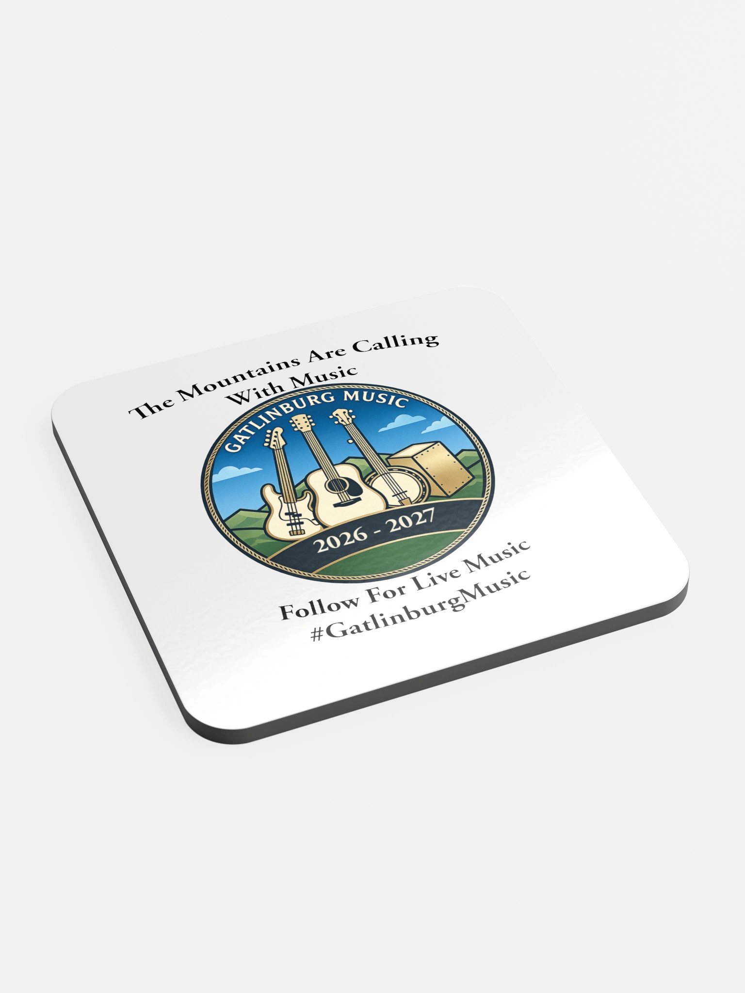 Gatlinburg Music 2026–2027 Badge Coaster product image (2)