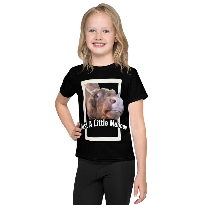 Kids Just A Little Mooooo T-Shirt product image (1)