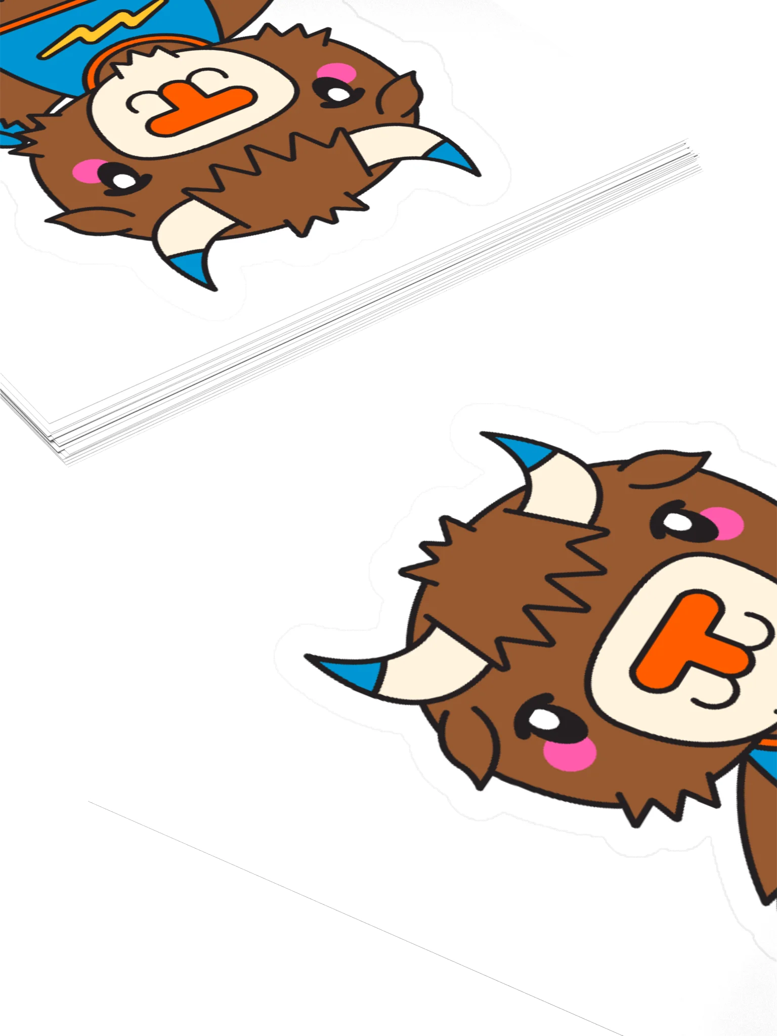 Thunder Bolt Kawaii Sticker product image (11)