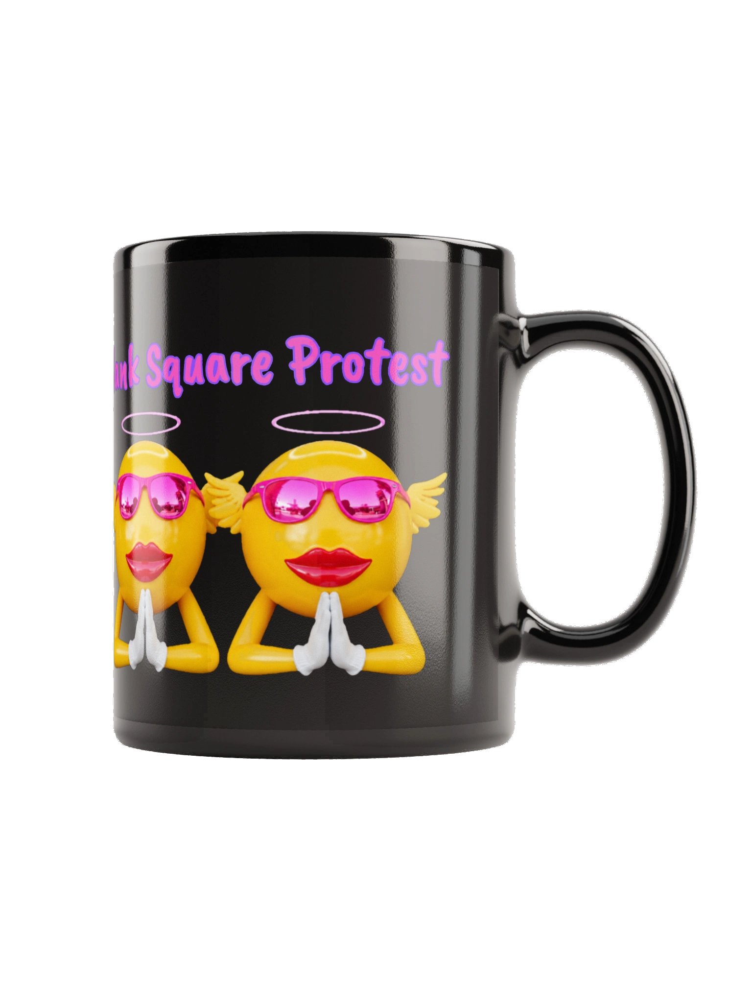 Emoji gIirs - It’s Time for Change Black Mug product image (5)