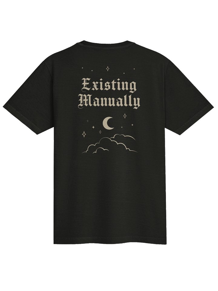 Temporarily Vertical Shirt | Dark Humor Chronic Illness Tee | Double-Sided Invisible Illness Shirt product image (2)